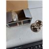 Image 5 : The Itty Bitty Book Light, Silver Candle Stick Holders, Logi Wireless Keyboard - As Is