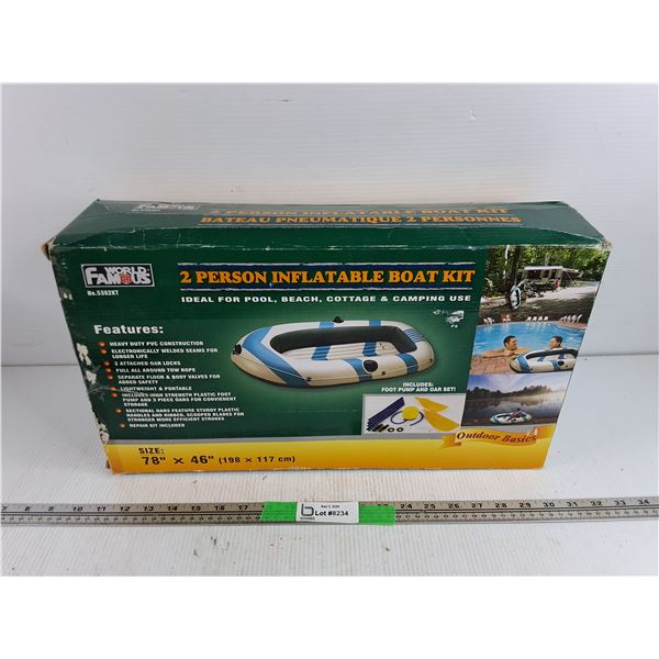 World Famous 2 Person Inflatable Boat Kit