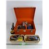 Image 1 : Metal Tool Box, Measuring Tape, Suction Cup, Screwdrivers, On/Off Spout, Misc