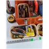 Image 2 : Metal Tool Box, Measuring Tape, Suction Cup, Screwdrivers, On/Off Spout, Misc