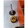Image 4 : Metal Tool Box, Measuring Tape, Suction Cup, Screwdrivers, On/Off Spout, Misc
