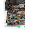Image 3 : Craftsman Tool Box, Bits, Screwdrivers, Saw, Needle Nose Pliers, Misc