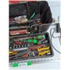 Image 4 : Craftsman Tool Box, Bits, Screwdrivers, Saw, Needle Nose Pliers, Misc