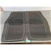 Image 1 : (2) Rubber Car Floor Mats 28" x 18"