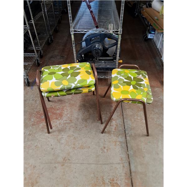 *(3) Stools 17" x 12" x 17", PICKUP ONLY