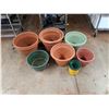 Image 1 : **Assorted Plastic & Ceramic Planters - PICKUP ONLY