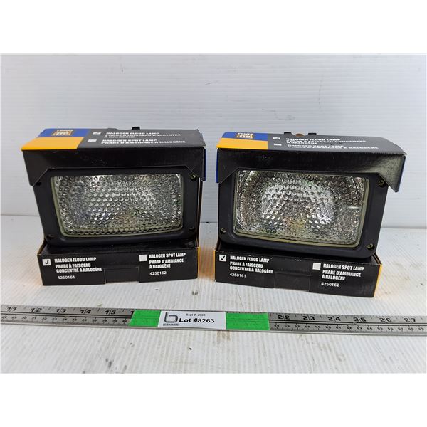 Power Fist Halogen Flood Lamps - New