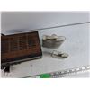 Image 4 : Candle AM/FM Electronic Clock Radio - Powers On, As Is, Liquor Flasks