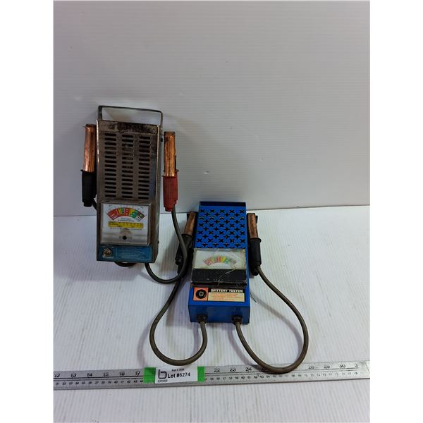 (2) Battery Testers Untested
