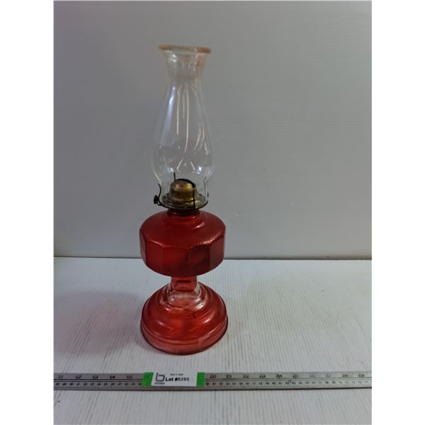 Vintage Oil Lamp 18.5"