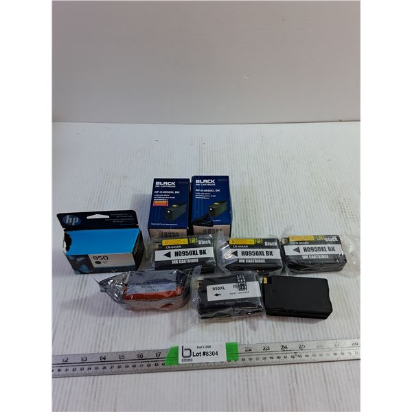 (9) Black Ink Cartridge For Various Printers