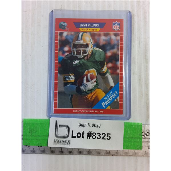 Gizmo Williams Footbaal Rookie Card- Cannot Authenticate