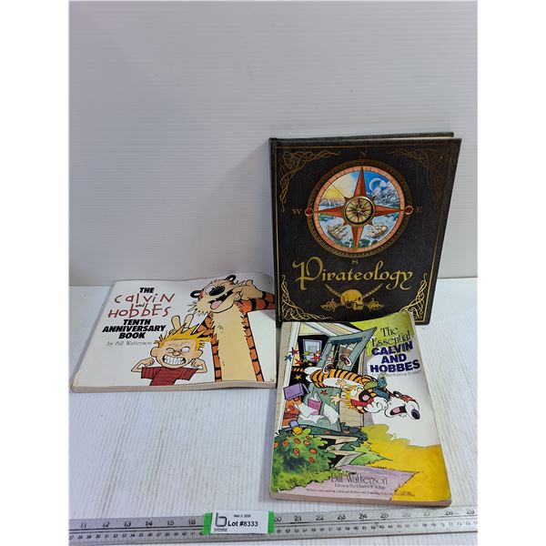 (3) Book- Pirateology, The Calvin and Hobbes