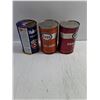 Image 4 : (3) Vintage Oil Cans with Contents-ESSO and STP-Cannot Ship