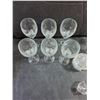 Image 2 : Assorted Glassware - (14) Wine Glasses, Glass Jar, Ladle