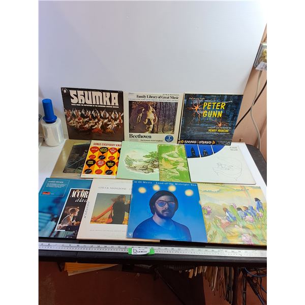 (12) Vinyl Records - Beethoven, Joe Jackson, Skumka