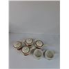 Image 2 : (6) Stoneware Soup Bowls with Floral Details