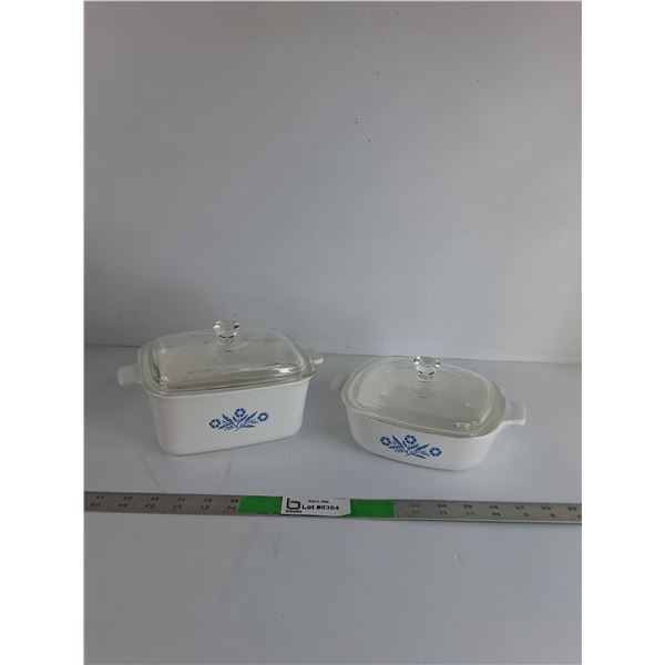 (2) Corningware Casserole Dishes