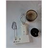 Image 8 : Black & Decker Coffee Maker Powers On, Lifelong Battery Operated Hand Mixer Untested As Is, Misc
