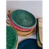 Image 3 : Wicker Plates, Wooden Tray, Seat Cushions