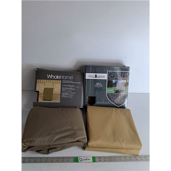 (2) Patio Chair Covers
