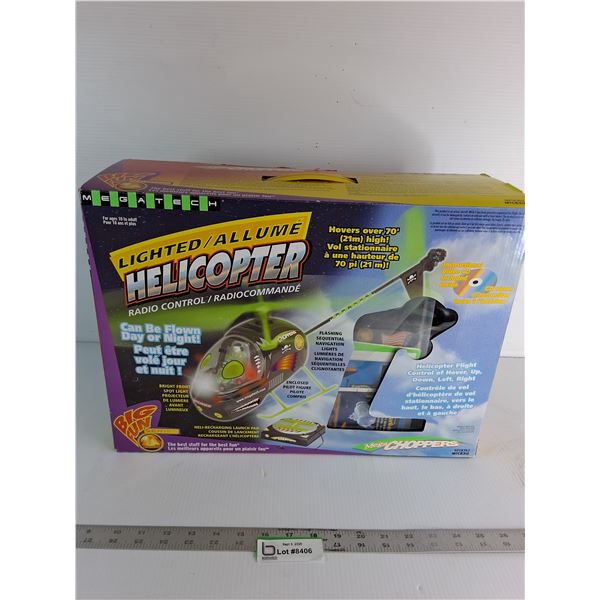 Lighted Radio Controlled Helicopter Toy, Flying Model Rocket