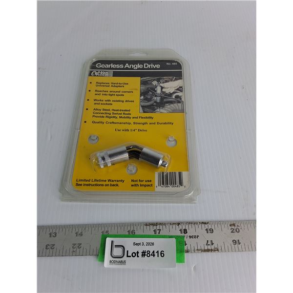 Gearless Angle Drive