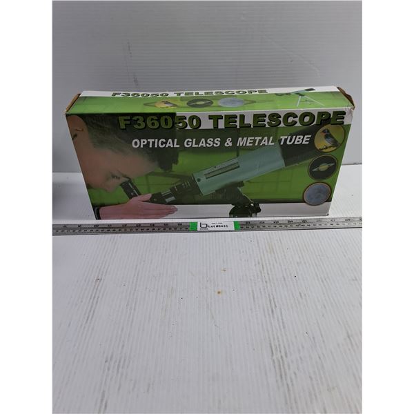 (1) F36050 Entry Level Telescope-Features 50mm Objective lens and 360mm focal length
