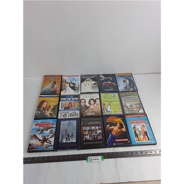 (15) DVD Movies - Ghost, Still Alice, March of the Penguins