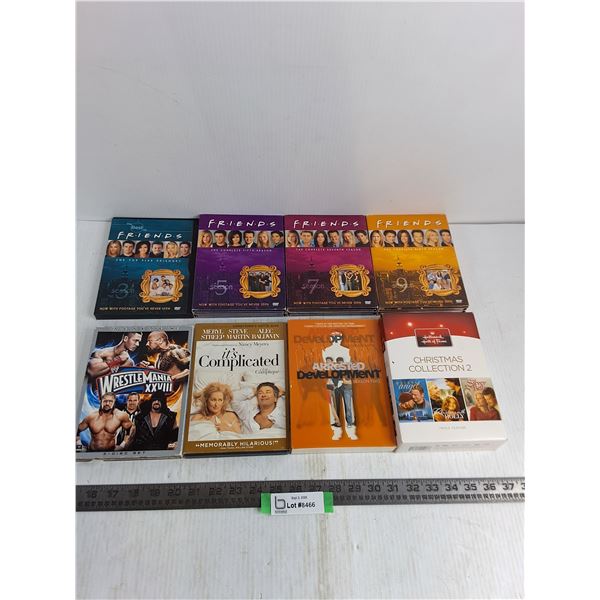 (8) DVD/Box Sets - Friends, Arrested Development, Christmas Collection 2