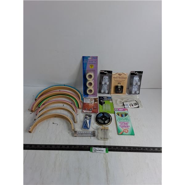 Party Supplies, Assorted NIB, Pencil Crayons, Misc.