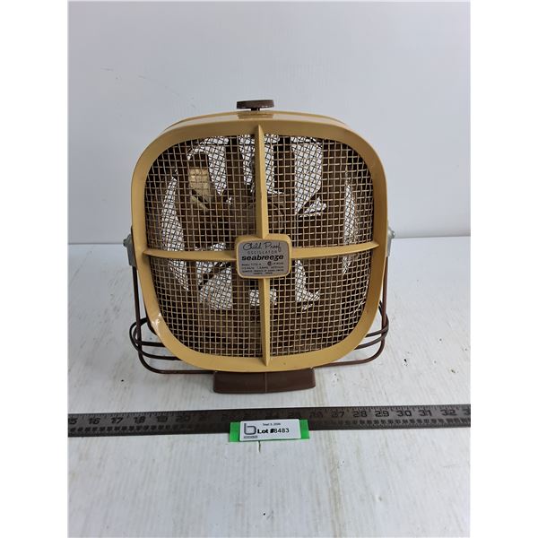 Vintage Child-Proof Seabreeze Electric Fan - Working