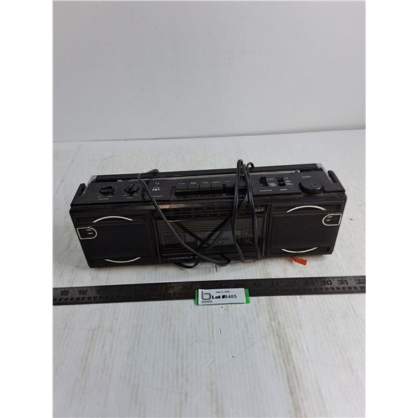 Candle Portable Cassette/Radio Stereo - Powers On
