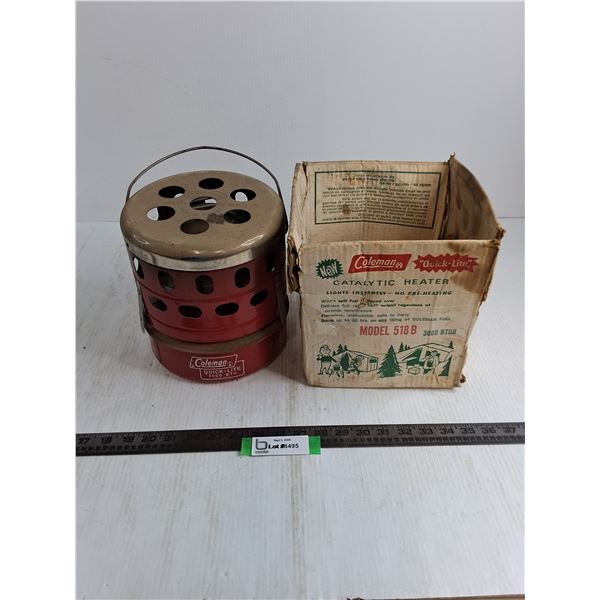 Vintage Coleman 518B Catalytic Heater