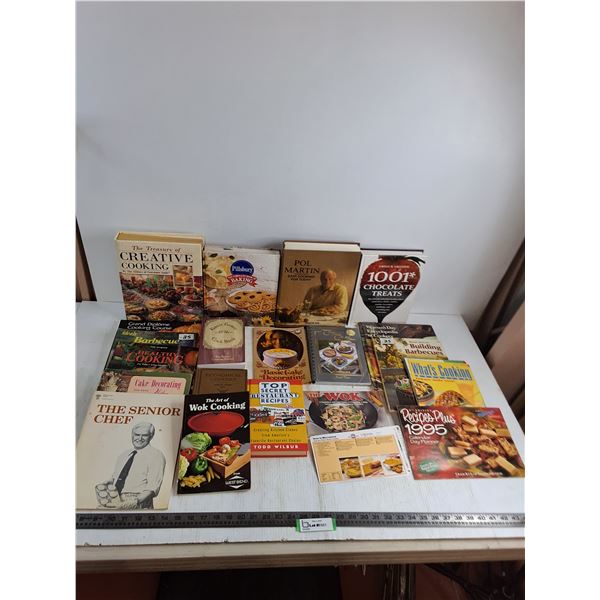 Large Collection of Cook Books & Magazines