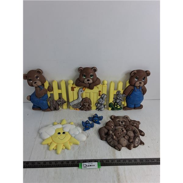Child Themed Ceramic Wall Decor