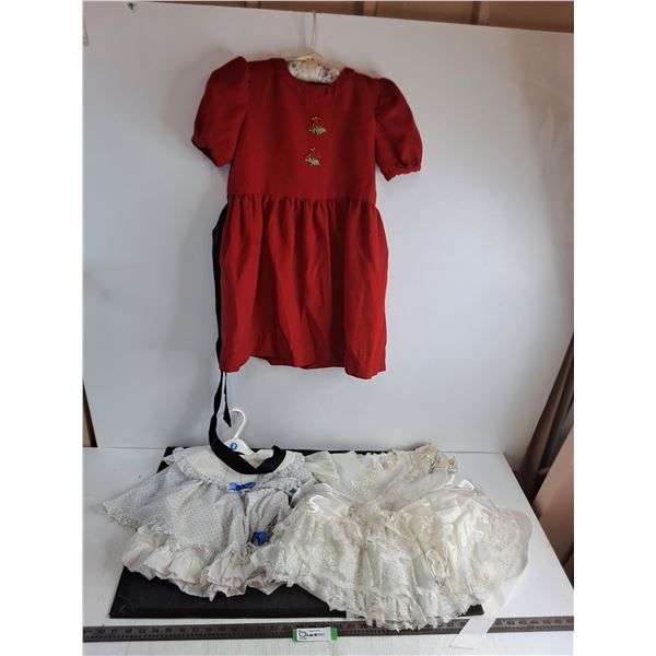 (3) Girl's Dresses - Sizes 2-4 Approx