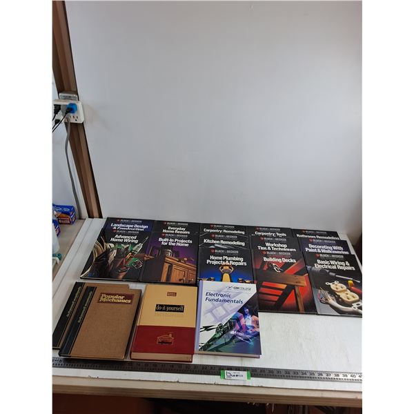 (17) Home Repair DIY Books including Black & Decker Library