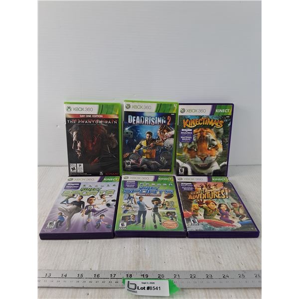 Xbox 360 Games - Kinect Sports, Dead Rising 2, Etc