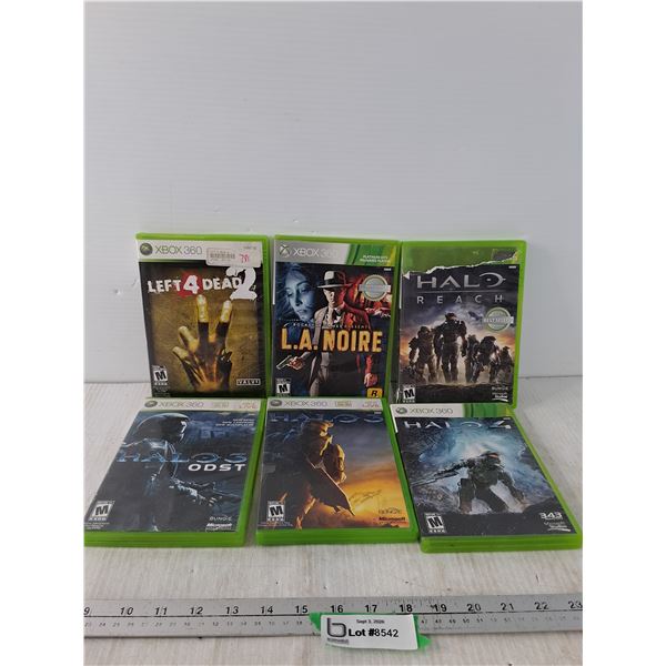 Xbox 360 Games - Halo, Left 4 Dead 2, Etc