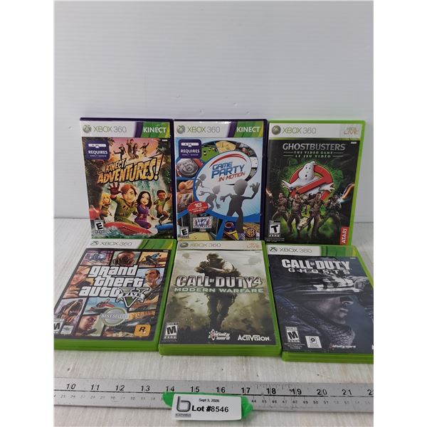 Xbox 360 Games - Call of Duty, Grand Theft Auto, Ghostbusters, Etc