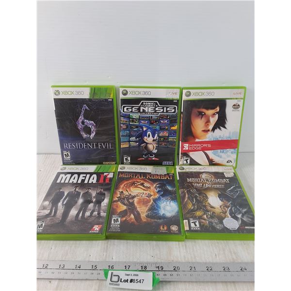 Xbox 360 Games - Mortal Kombat, Resident Evil, Etc