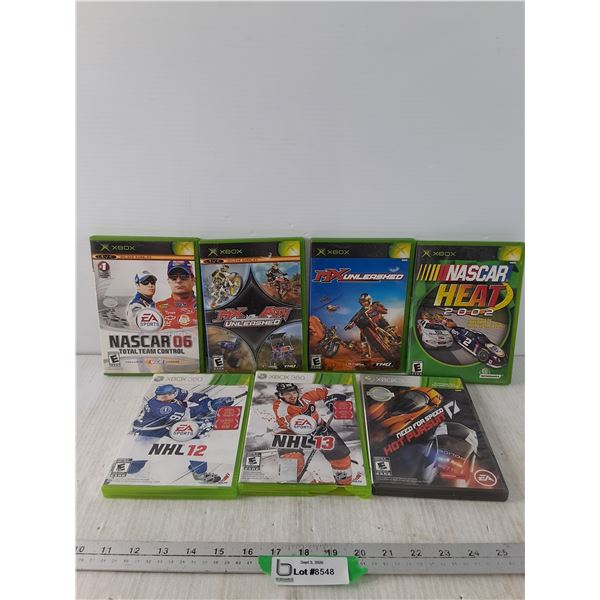 Xbox 360/Xbox Games - NHL, Nascar, Need for Speed, Etc