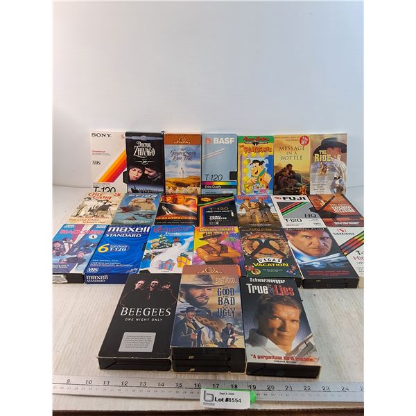 Assorted VHS Tapes - Message in a Bottle, The Good The Bad and The Ugly, Air Force One, Etc