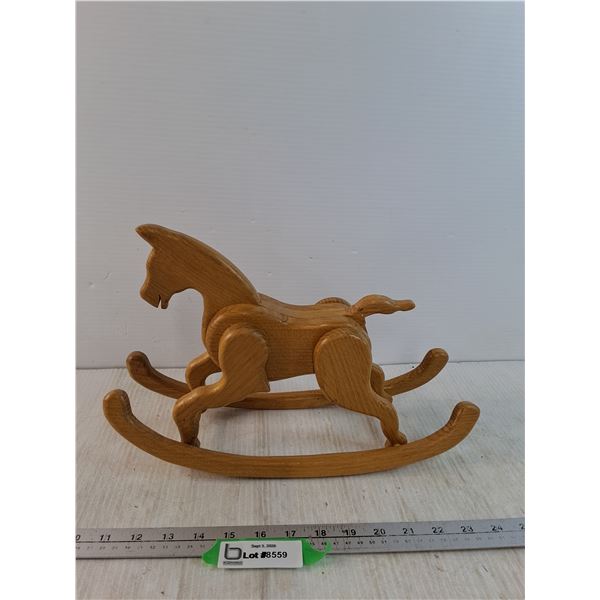 Wooden Rocking Horse Decor