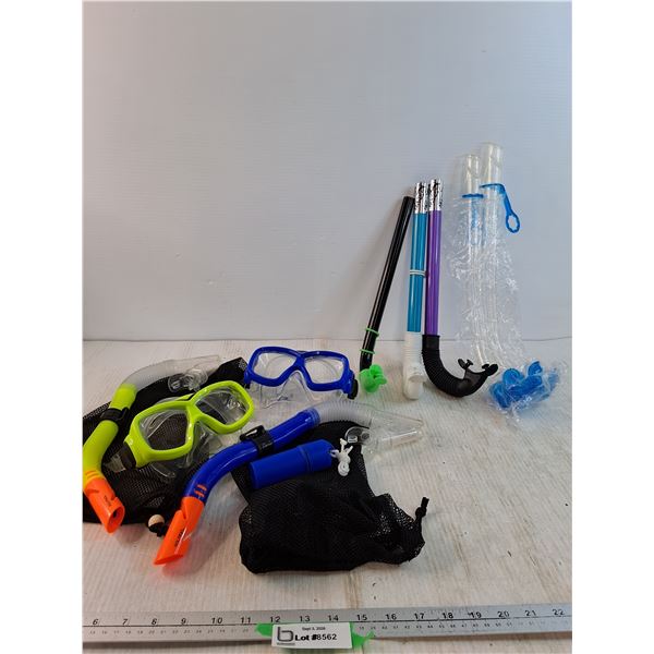 Assorted Snorkeling Gear