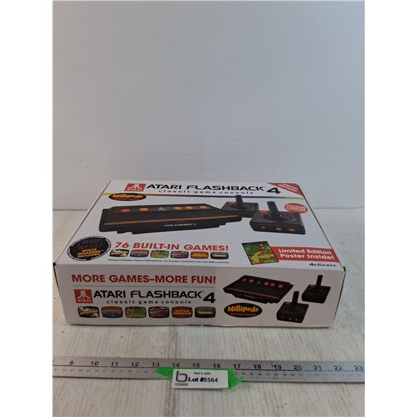 Atari Flashback 4 Classic Game Console - Powers On