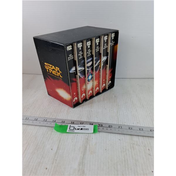 Star Trek Six VHS Movie Collection