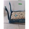 Image 4 : Blue Dog Bed Small Repurposed End Table As-Is No Shipping