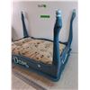 Image 8 : Blue Dog Bed Small Repurposed End Table As-Is No Shipping